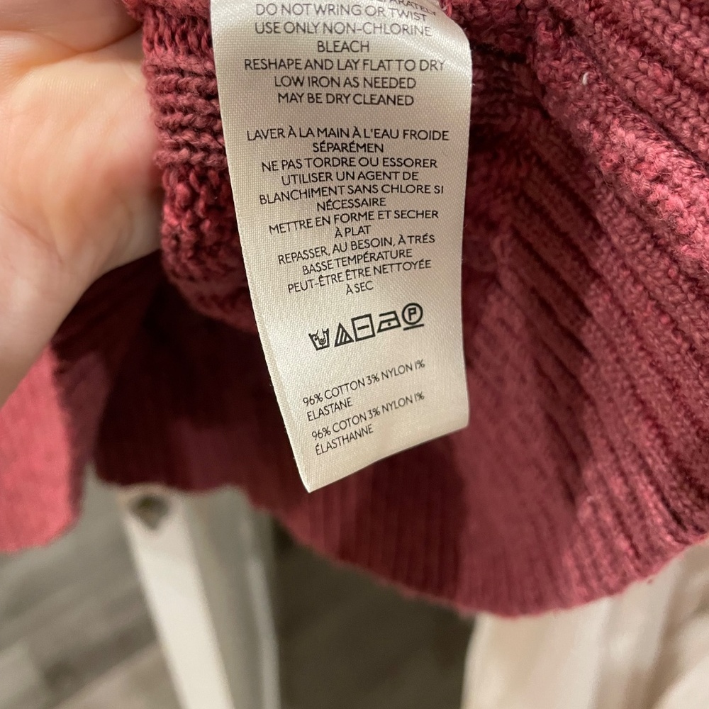 SOLD!! Free people Oversized Cable Knit Cardigan XL - Picture 7 of 7